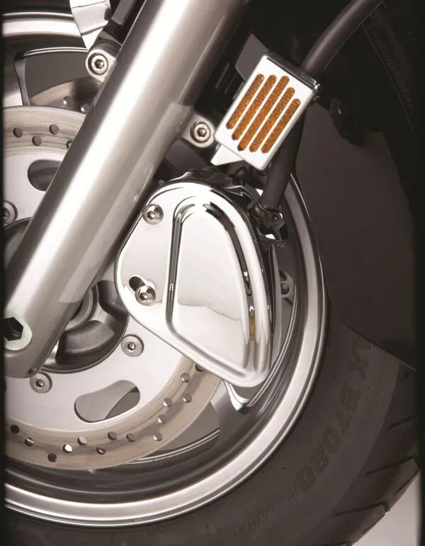 Show Chrome Stepped Front Caliper Cover