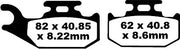 Ebc Tt Sport Carbon Fusion Brake Pads - Front