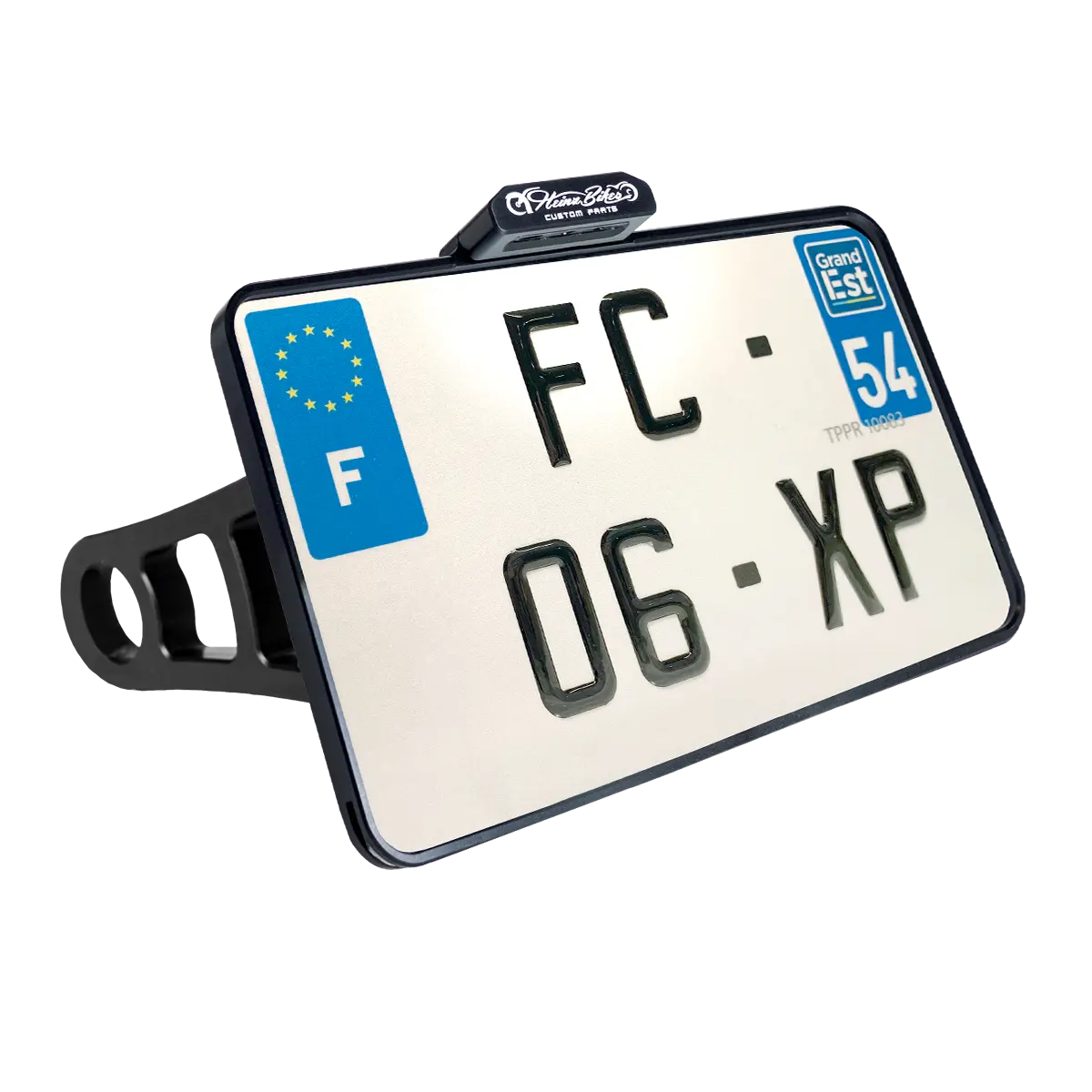 Heinz Bikes License Plate Side Mount For 1" Axles