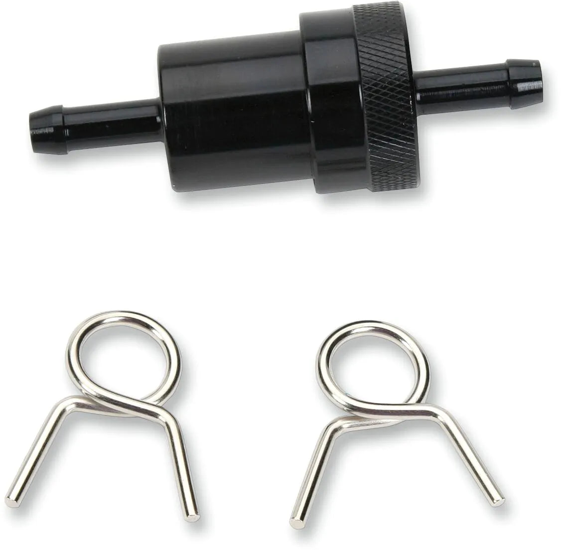 Emgo Anodized Aluminum Fuel Filter For 1/4" Fuel Line