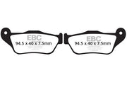 Ebc Sfa-hh Series Sintered Scooter Brake Pads - Front