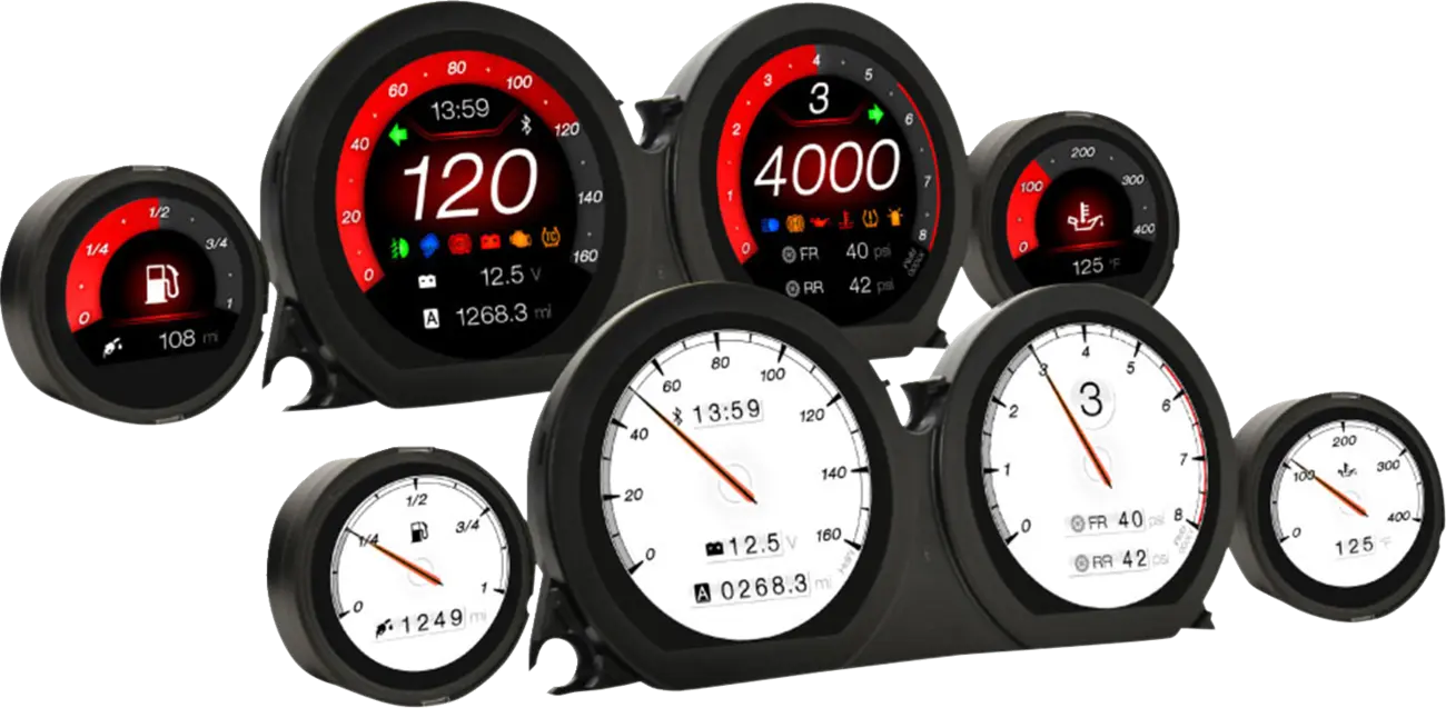 Koso North America HD-03X TFT Gauge Set for Harley-Davidson