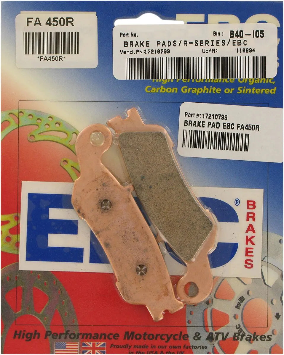 Ebc Long-life Sintered "R" Brake Pads - Front