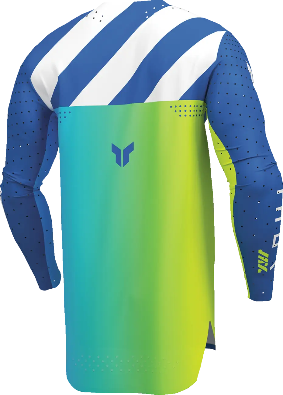 Thor Youth Sportmode Synth Jersey - Blue/Yellow/White