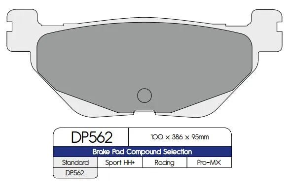 Dp Brakes Standard Sintered Metal Brake Pads - Rear