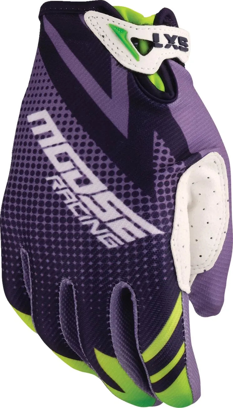 Moose Offroad Youth Sx1™ Gloves - Green/Purple/White