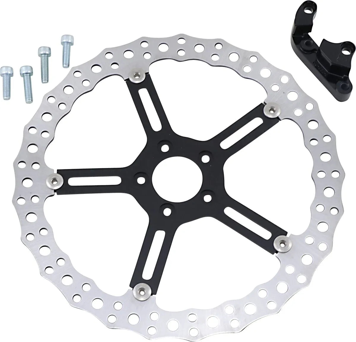 Arlen Ness Big Brake Jagged Floating Rotor Kit For 18"+ Wheels - Front