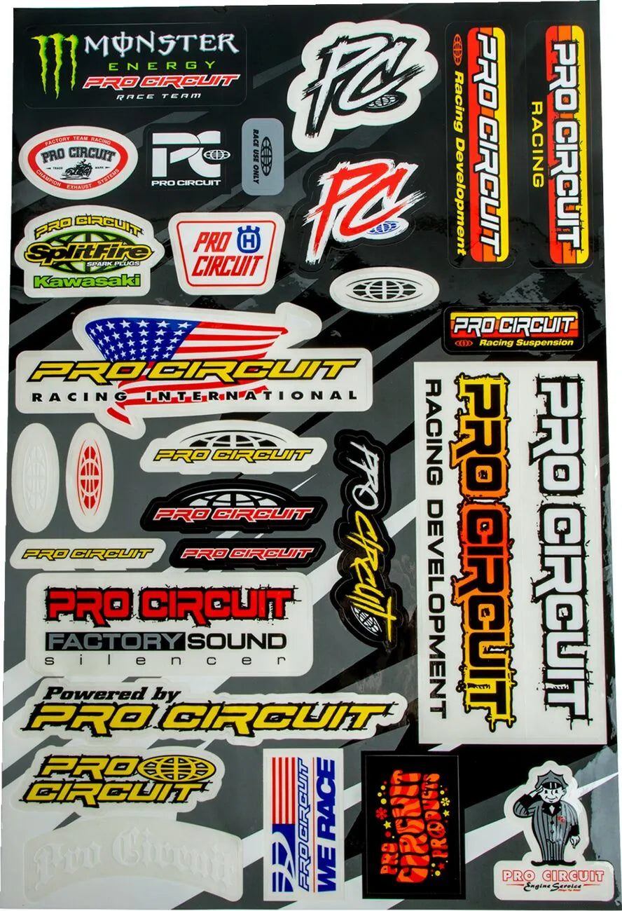 Pro Circuit Deluxe Decal Sheet