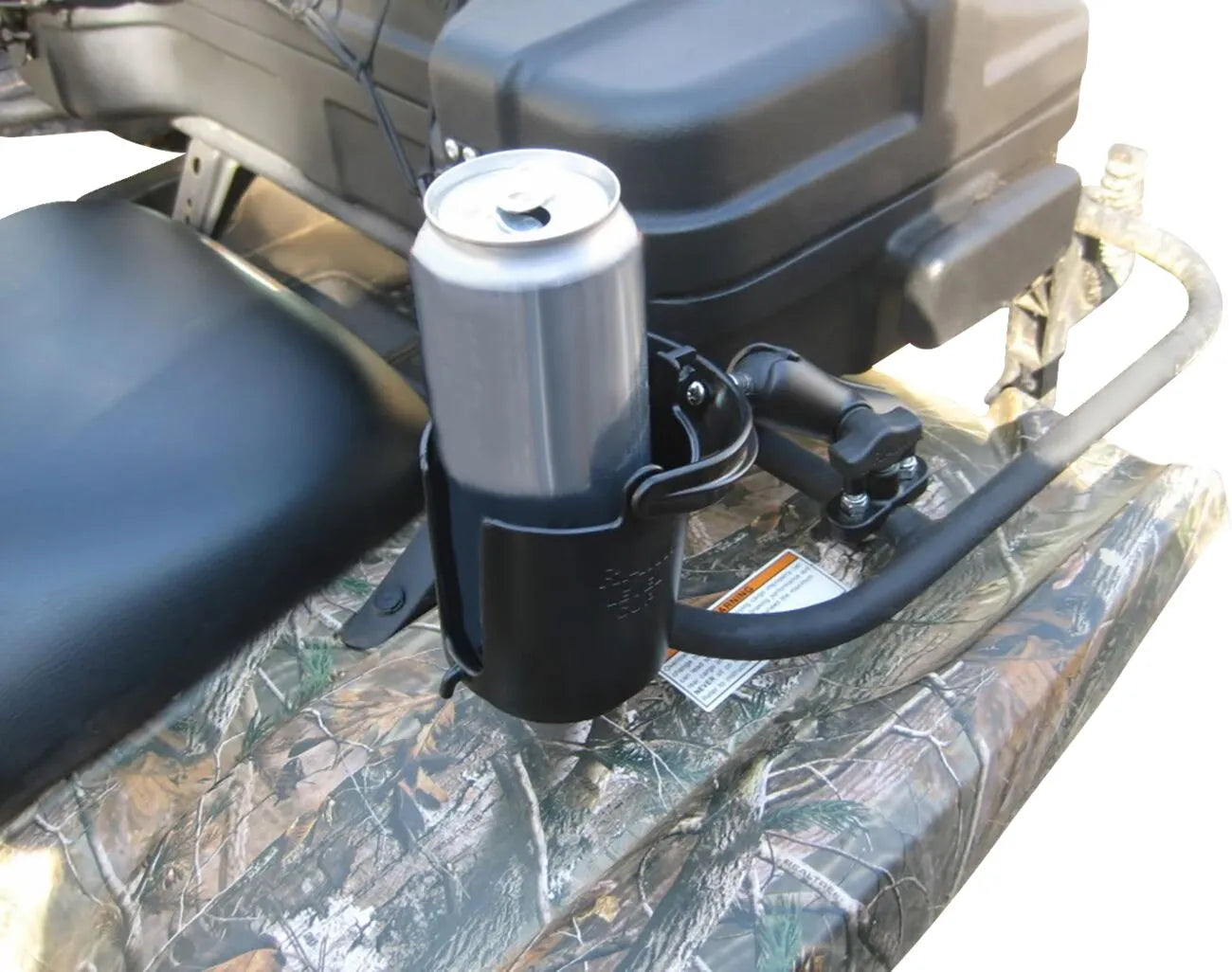 Ram Mounts Handlebar Rail Mount With Drink Holder
