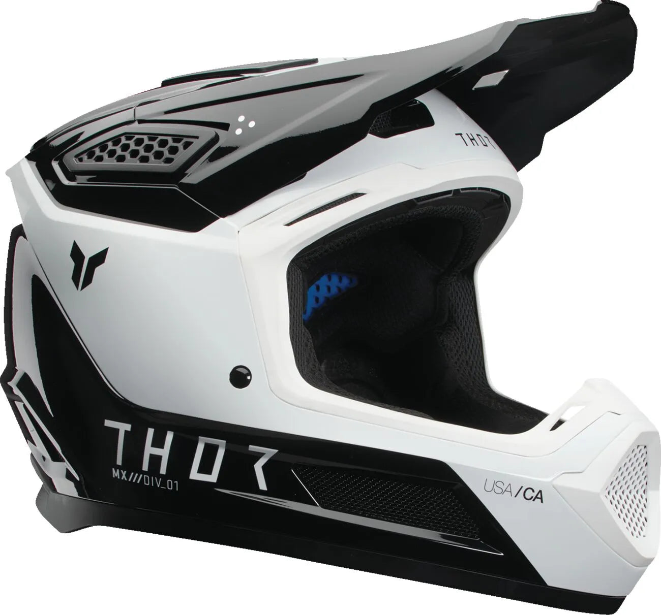 Thor Fleet Storm Helmet - Mx, White/black