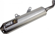 Hgs 2-stroke Silencer Aluminum Steel End Cap