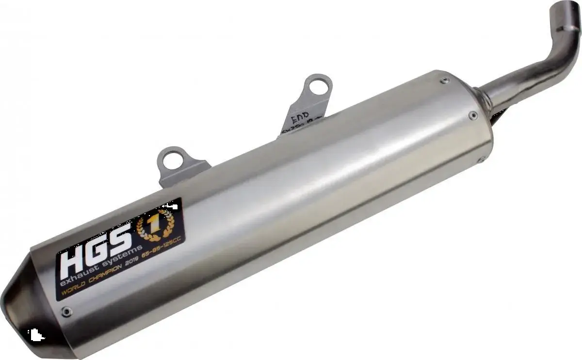 Hgs 2-stroke Silencer Aluminum/steel Exhaust