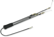 PARTS UNLIMITED Black Vinyl Throttle Cable for Motorcycles