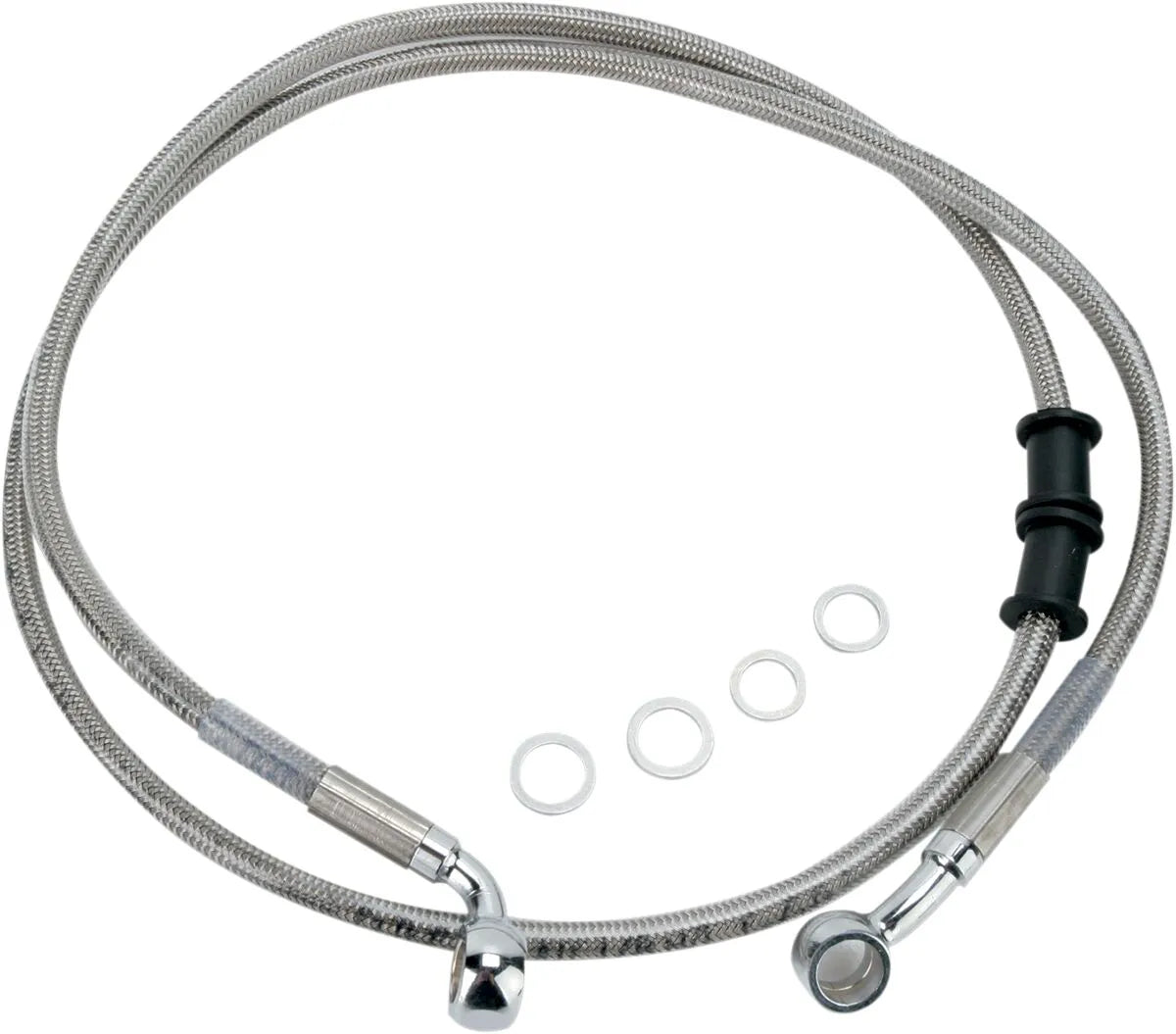 Drag Specialties Stainless Steel Brake Line Kit Front Upper