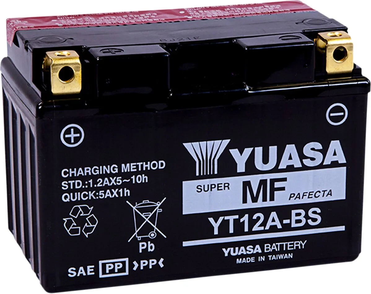 Yuasa YT12A-BS AGM Battery for Suzuki Husqvarna Aprilia