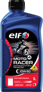 ELF Moto 4 Racer 10W-60 Advanced Synthetic Engine Oil 1L
