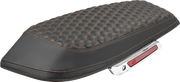 Saddlemen Honeycomb Saddlebag Lid Covers Black Orange FLTR/FLHX