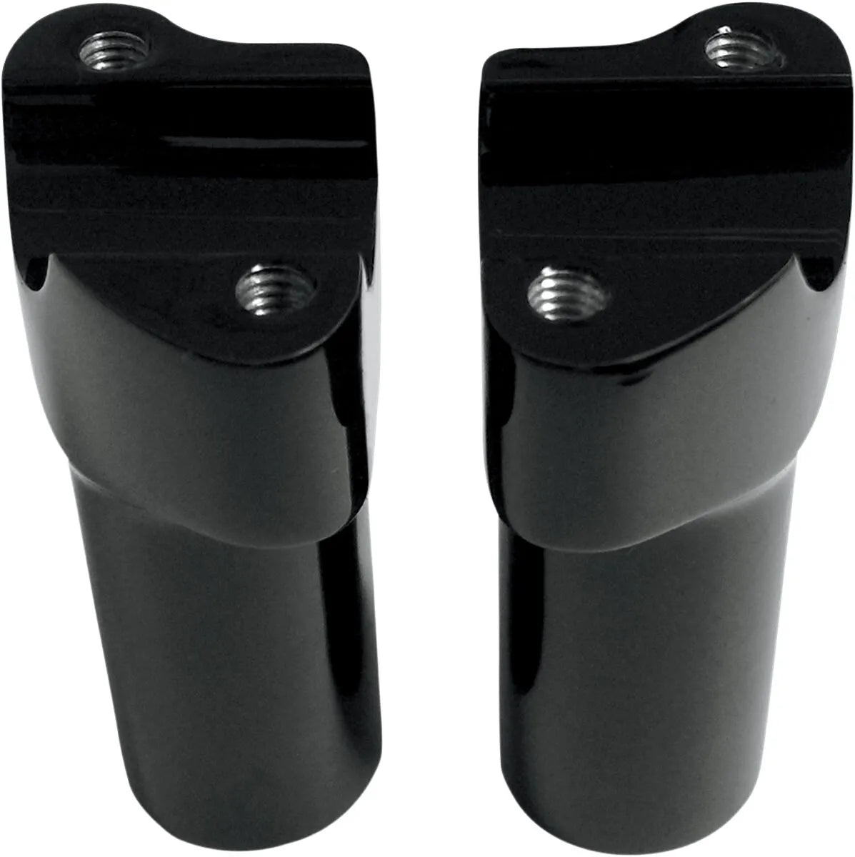 Drag Specialties 4" Black Handlebar Riser Kit