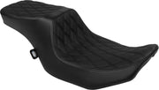 Drag Specialties Performance Predator 2-up Seat - For Harley Davidson