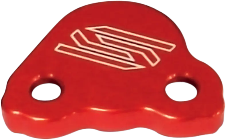 Scar Brake Reservoir Cover - Red Anodized Aluminum