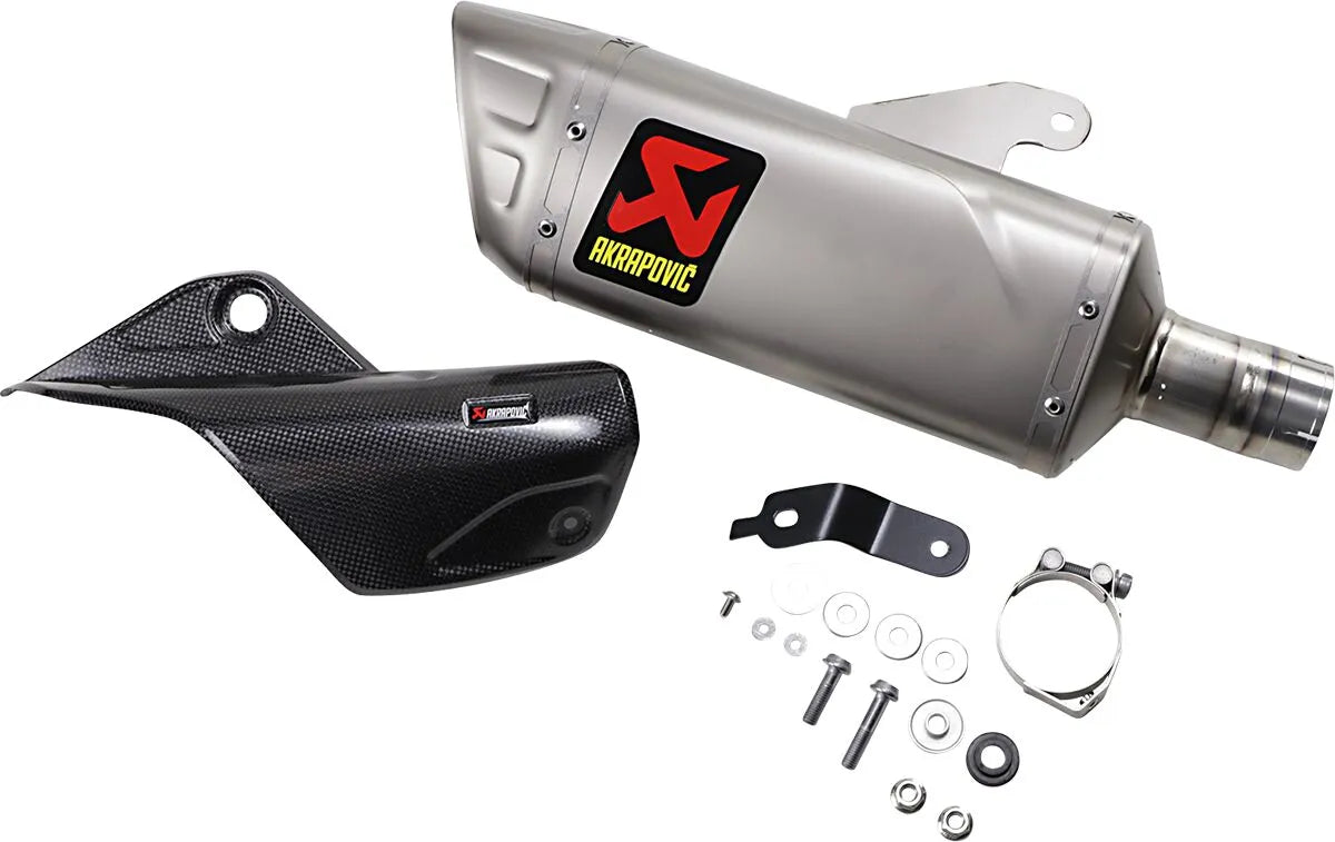 Akrapovic Titanium Slip-on Line Muffler - ECE Street Legal Approved