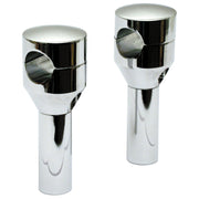 MCS Glide riser set - 4" rise - Chrome