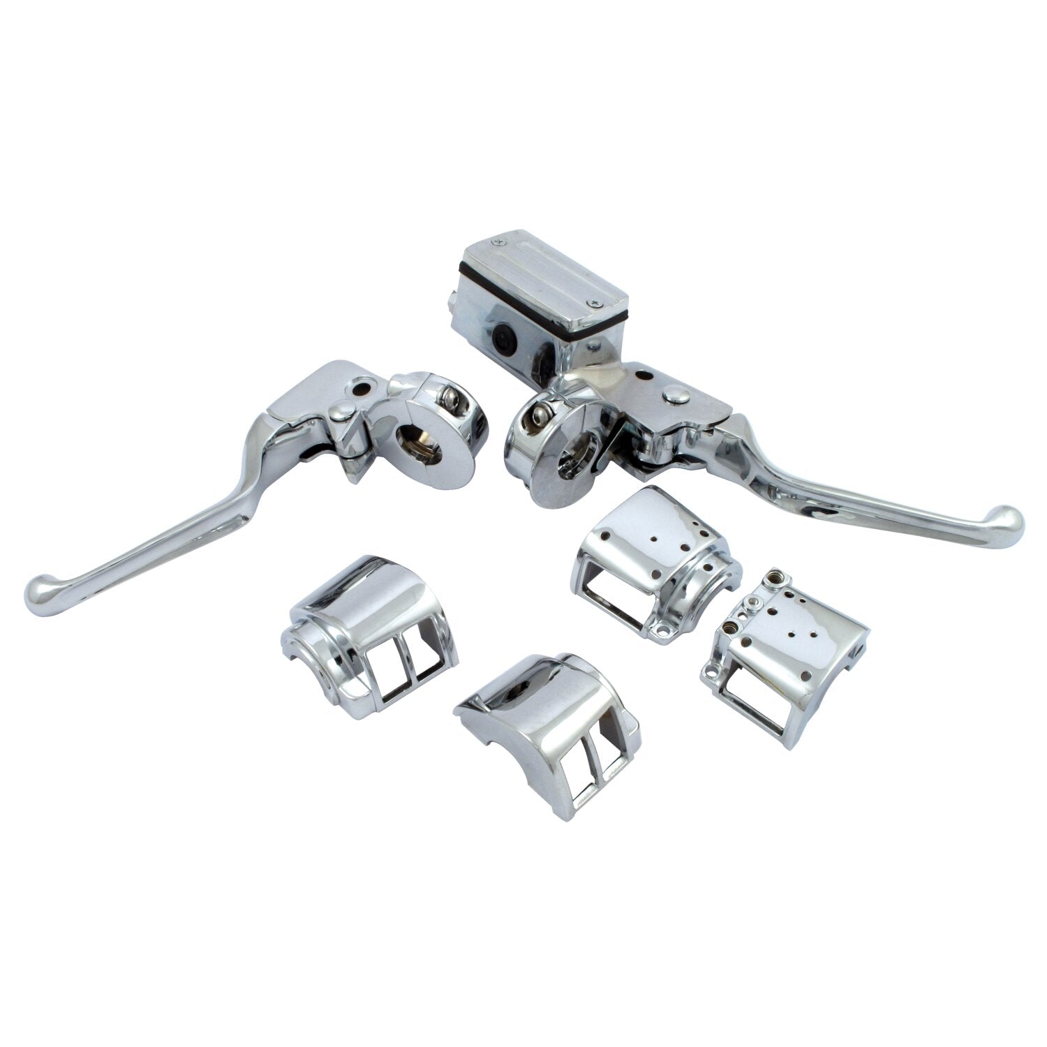 MCS Chrome h/bar control kit
