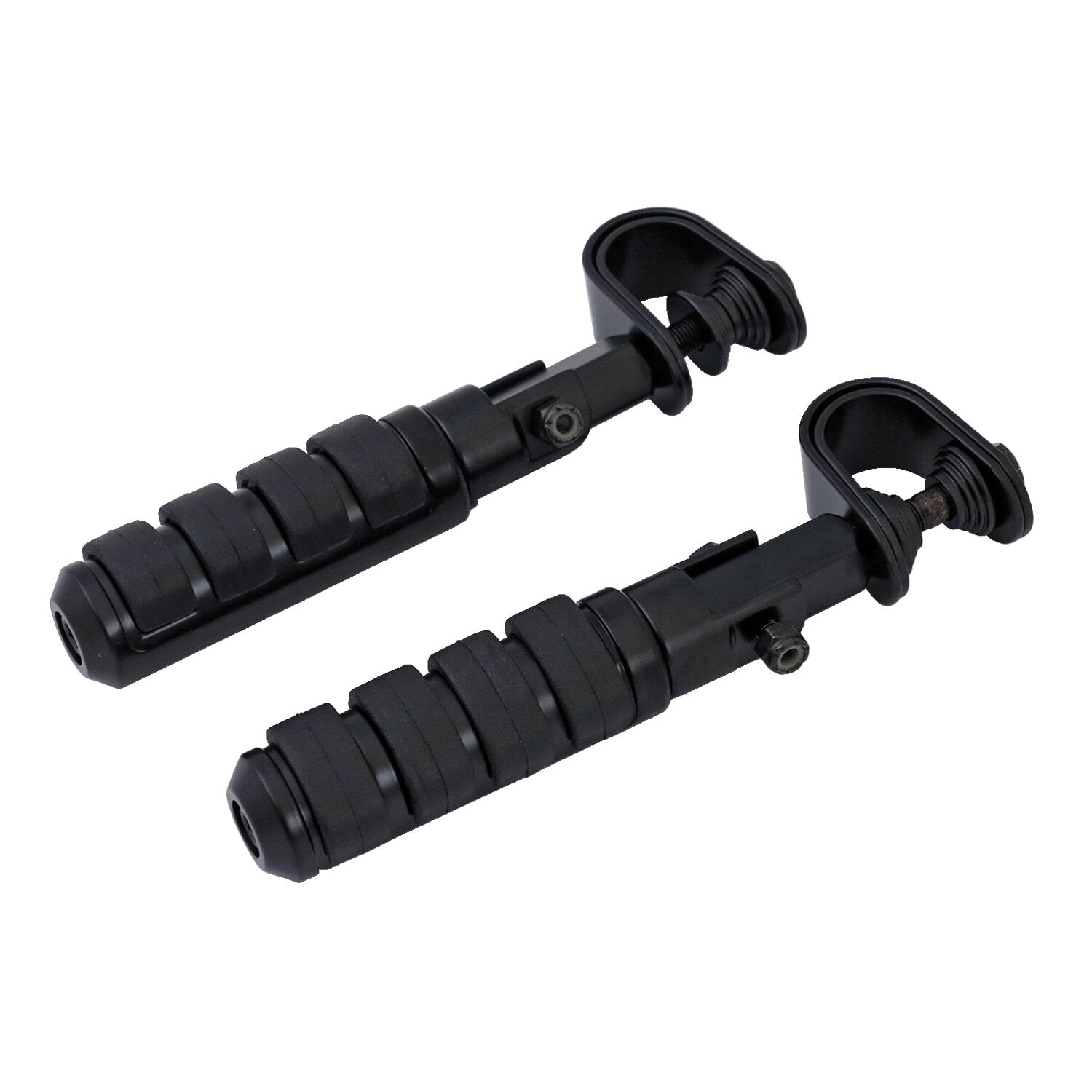 MCS Comfort foot peg set - clamp-on - Black