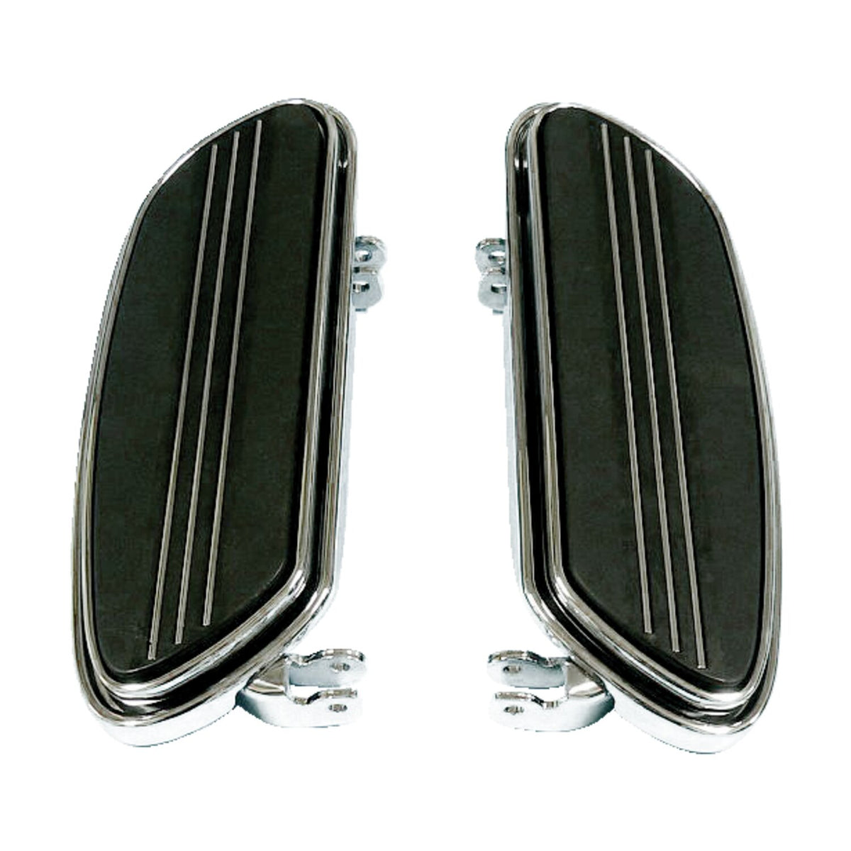 MCS Runway rider floorboards 1" extended - Chrome