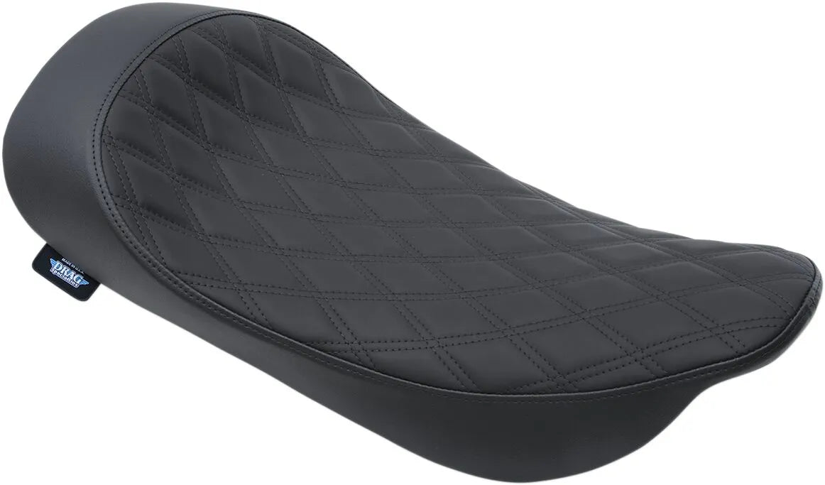 Drag Specialties Low-profile Solo Seat - For Harley Davidson