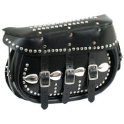 Samwel King saddlebags black studded