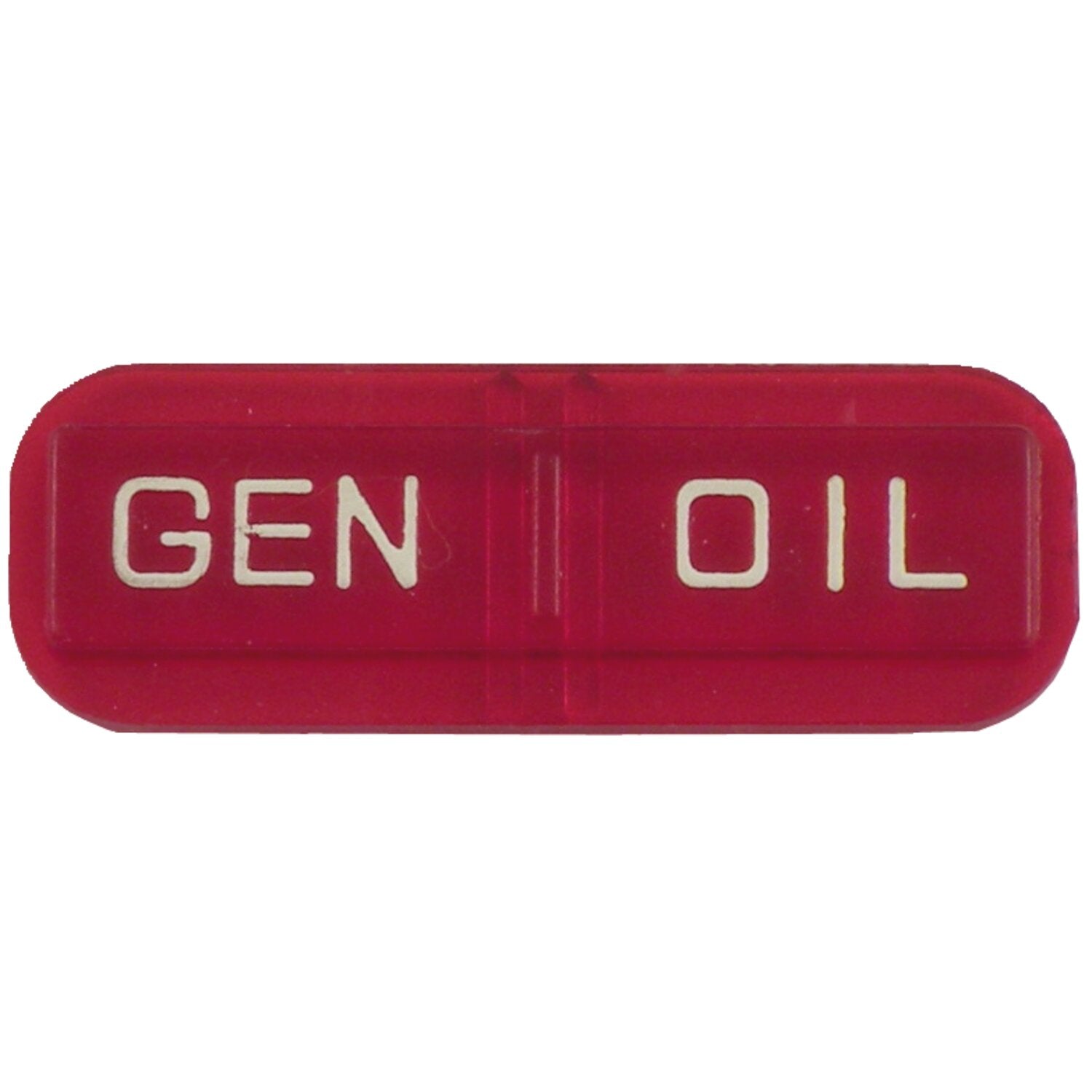 MCS Replacement lens for 2-light (47-61 style) dash - Red