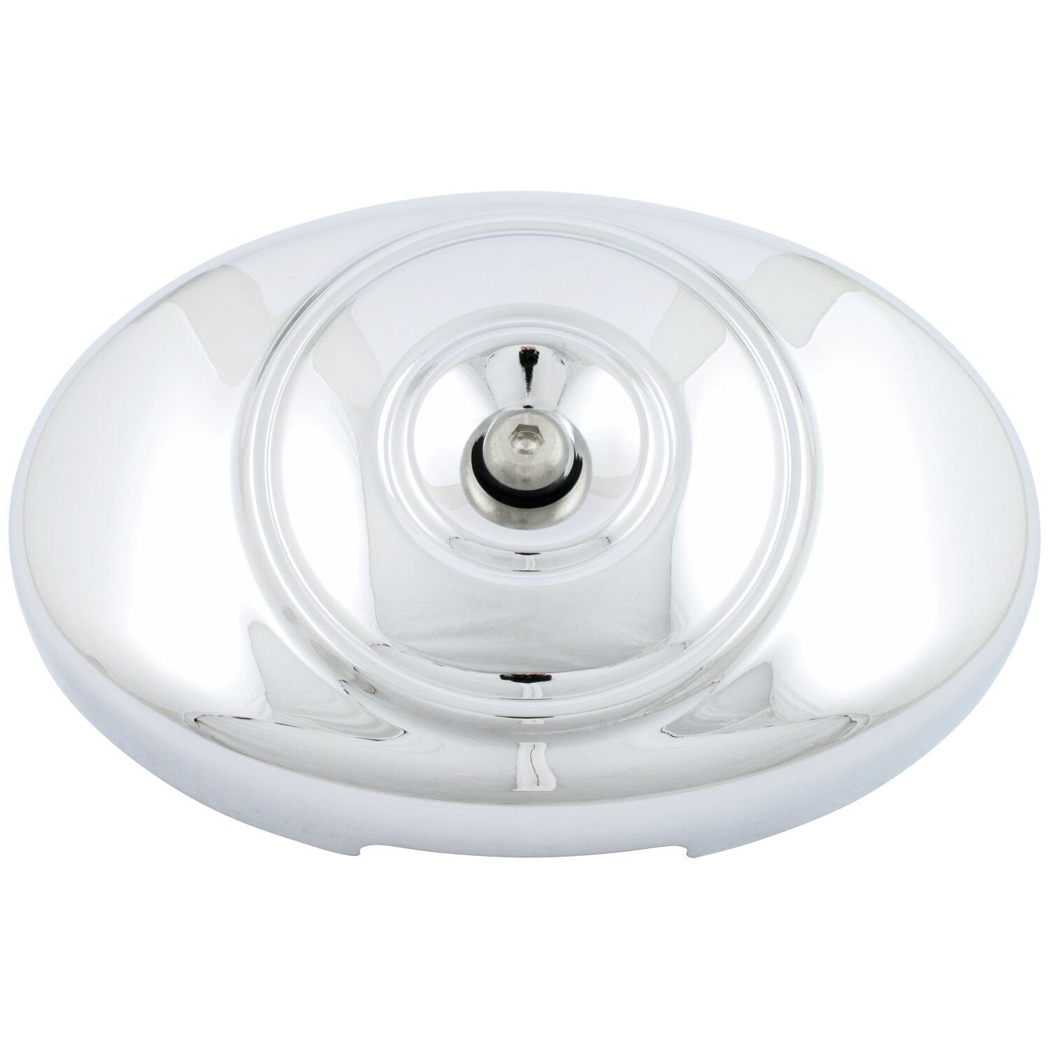 MCS Oval OEM style air cleaner cover Twin Cam - Chrome