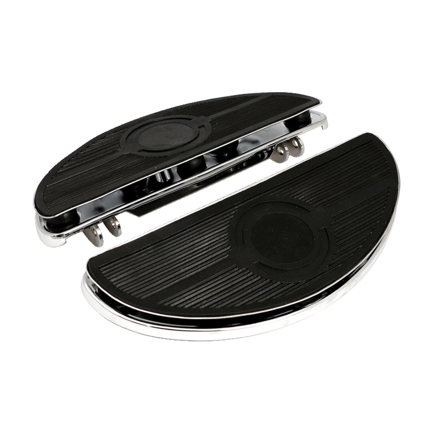 MCS Oval early style floorboards - with dampers - Chrome