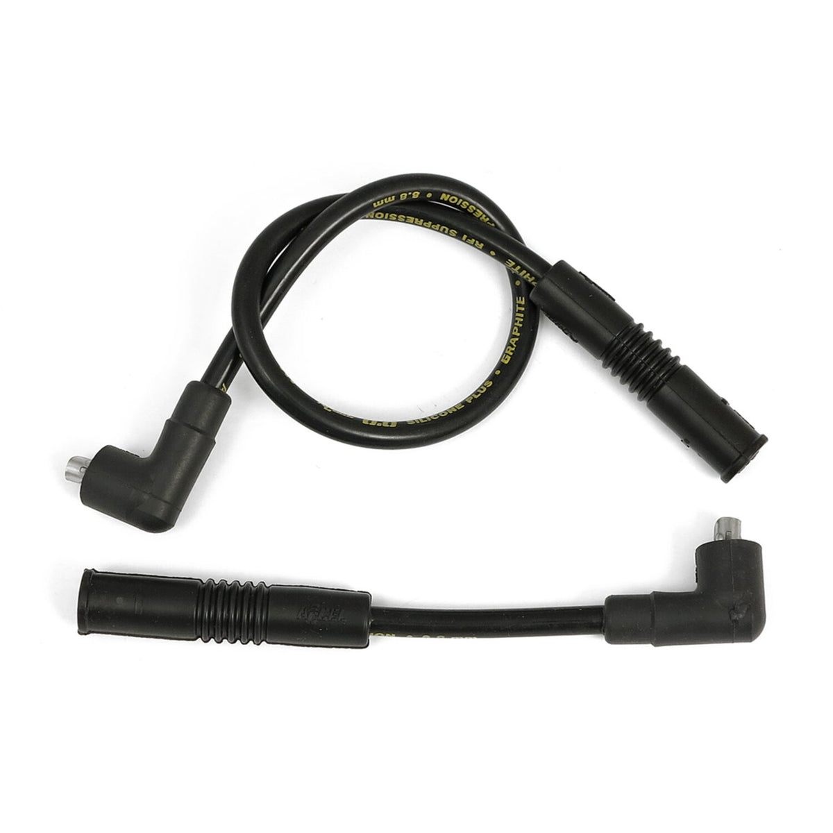 Accel 8.8mm supression core spark plug wire set - Black