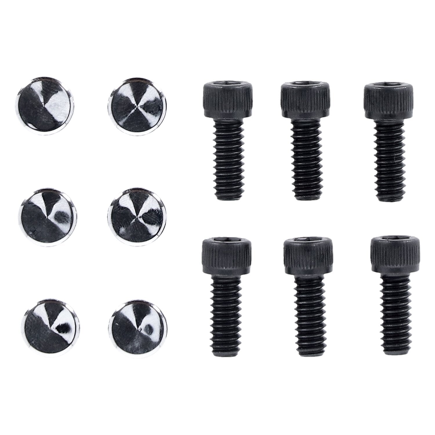 MCS Smoothtopps push-on bolt & cover kit - Chrome
