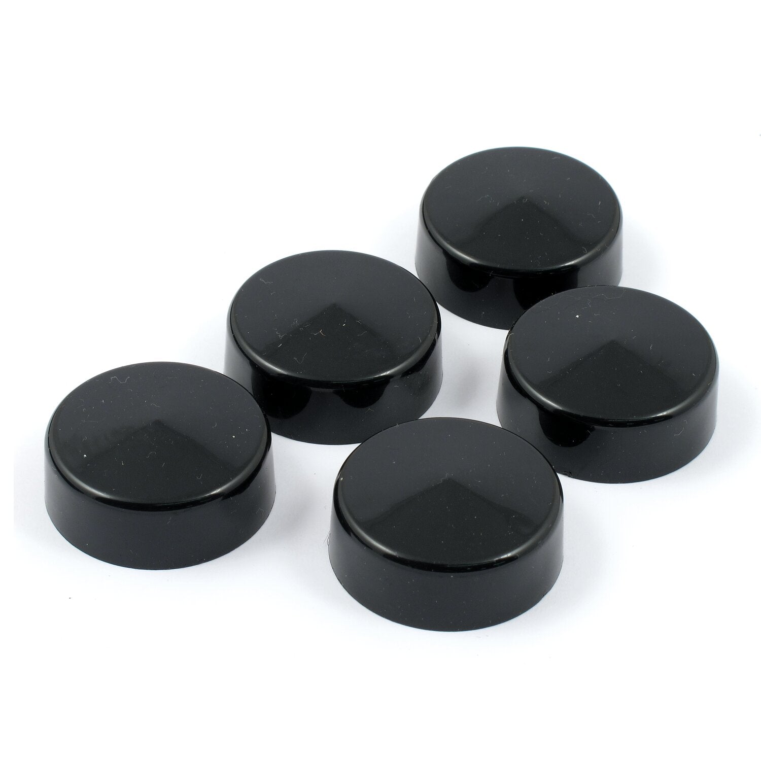 MCS Smoothtopps push-on bolt cover set - Black