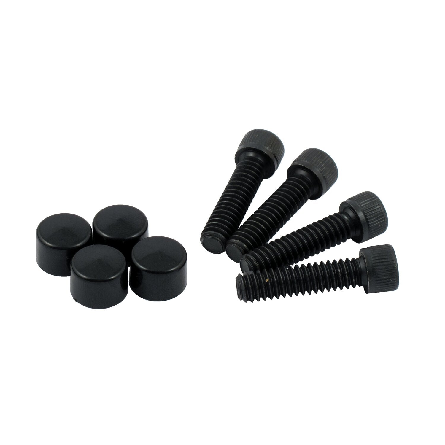 MCS Smoothtopps push-on cover & bolt kit - Black
