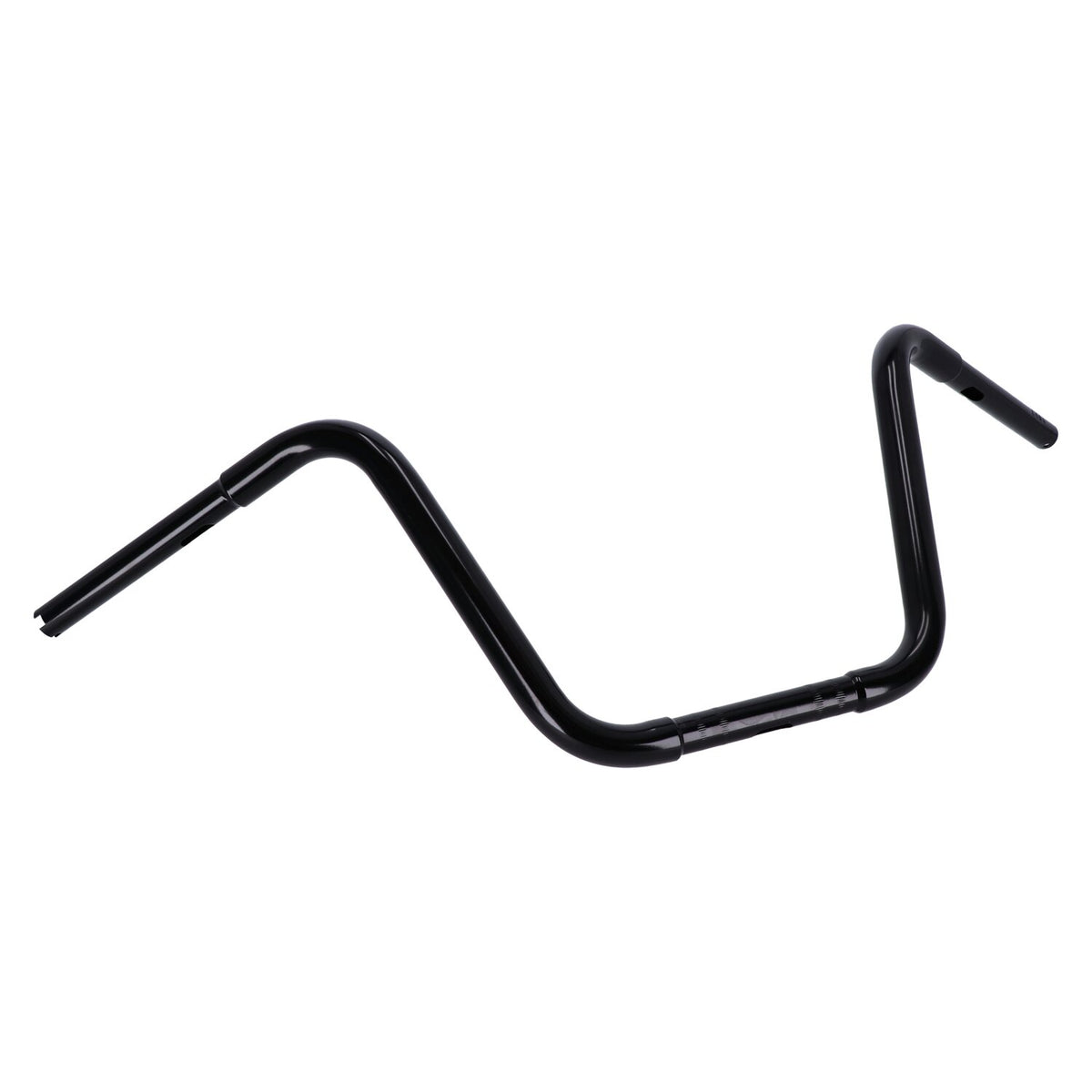 MCS 1-1/4" Buffalo Apehangers 12" high black