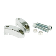 MCS Shortened turn signal mount kit - Front chrome