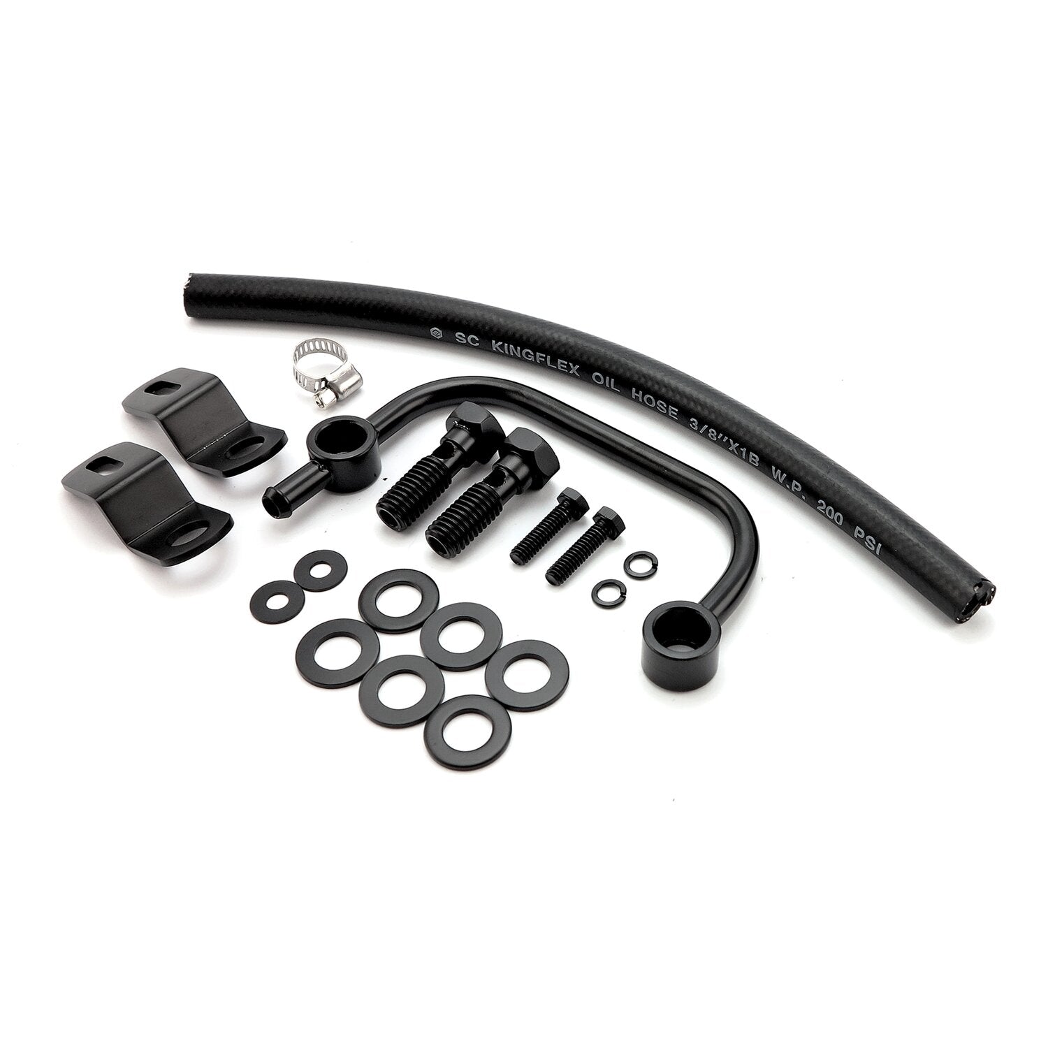 MCS Air cleaner breather kit - Black