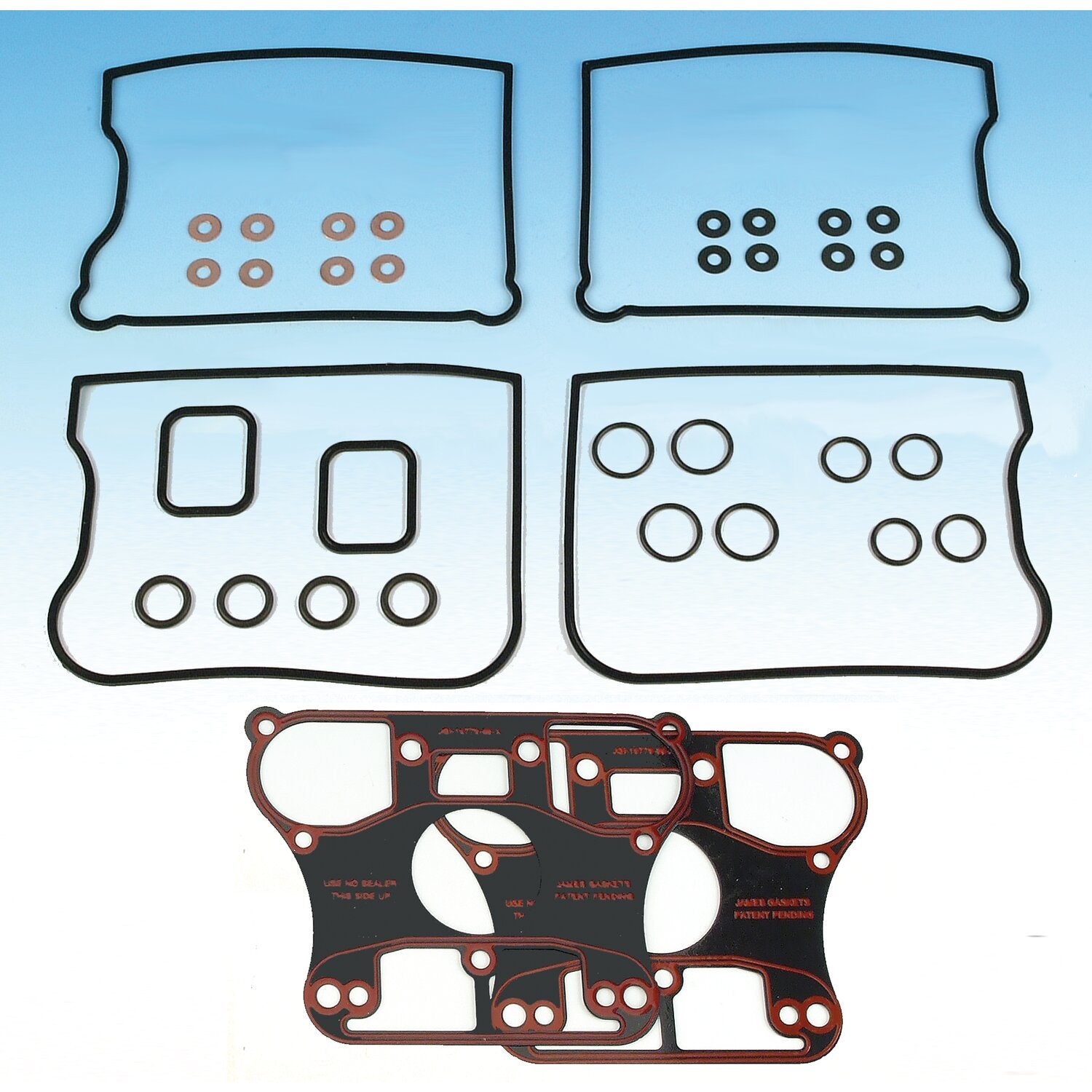 James Gaskets James rocker cover gasket kit - Evo B.T - RCM