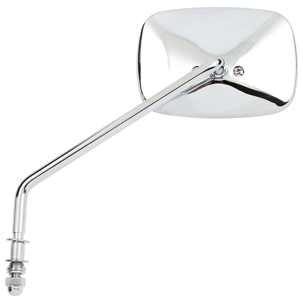 MCS Late OEM style mirror long stem right side - Chrome