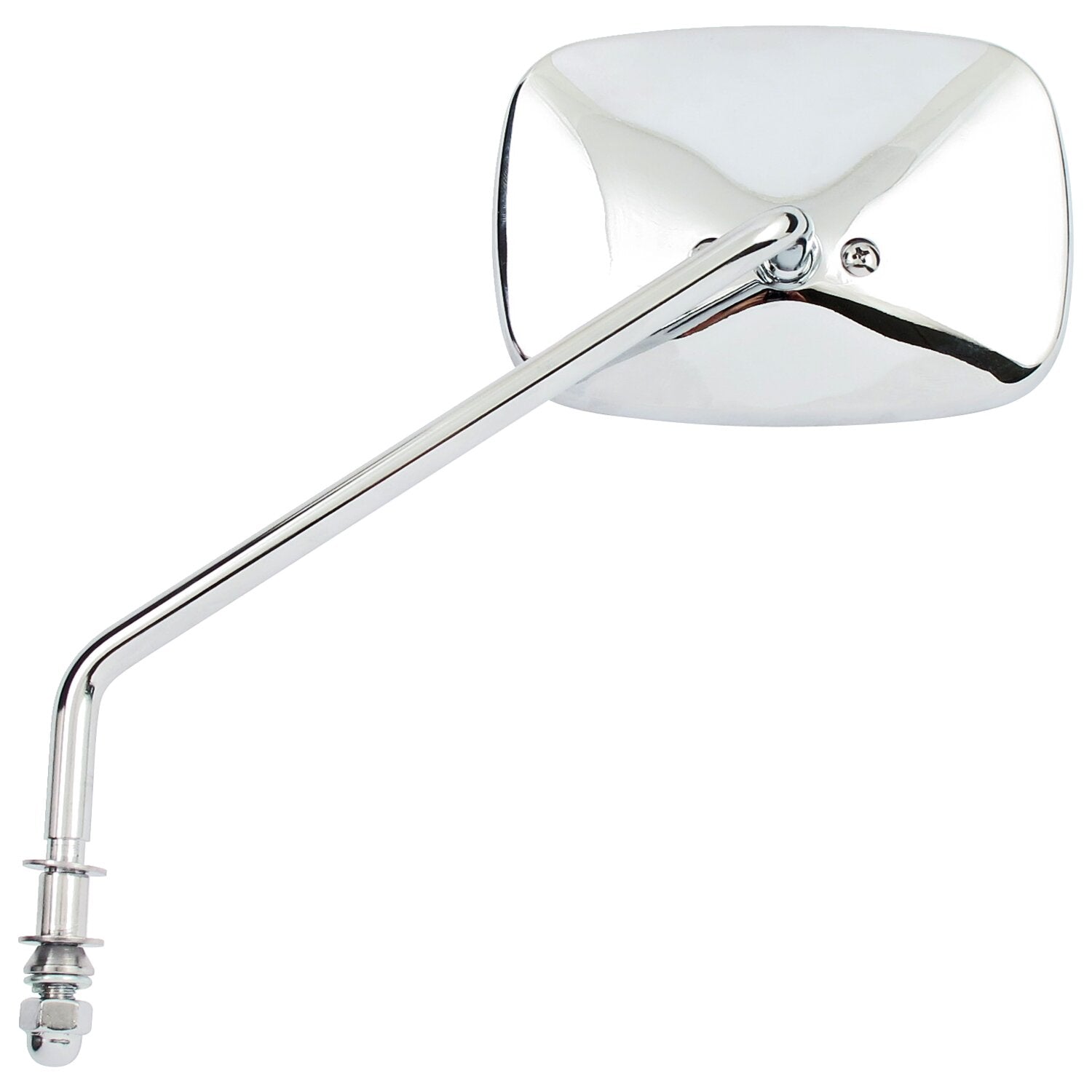 MCS Late OEM style mirror long stem right side - Chrome
