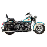 Paughco Universal Fishtail muffler - 28" long - L&r