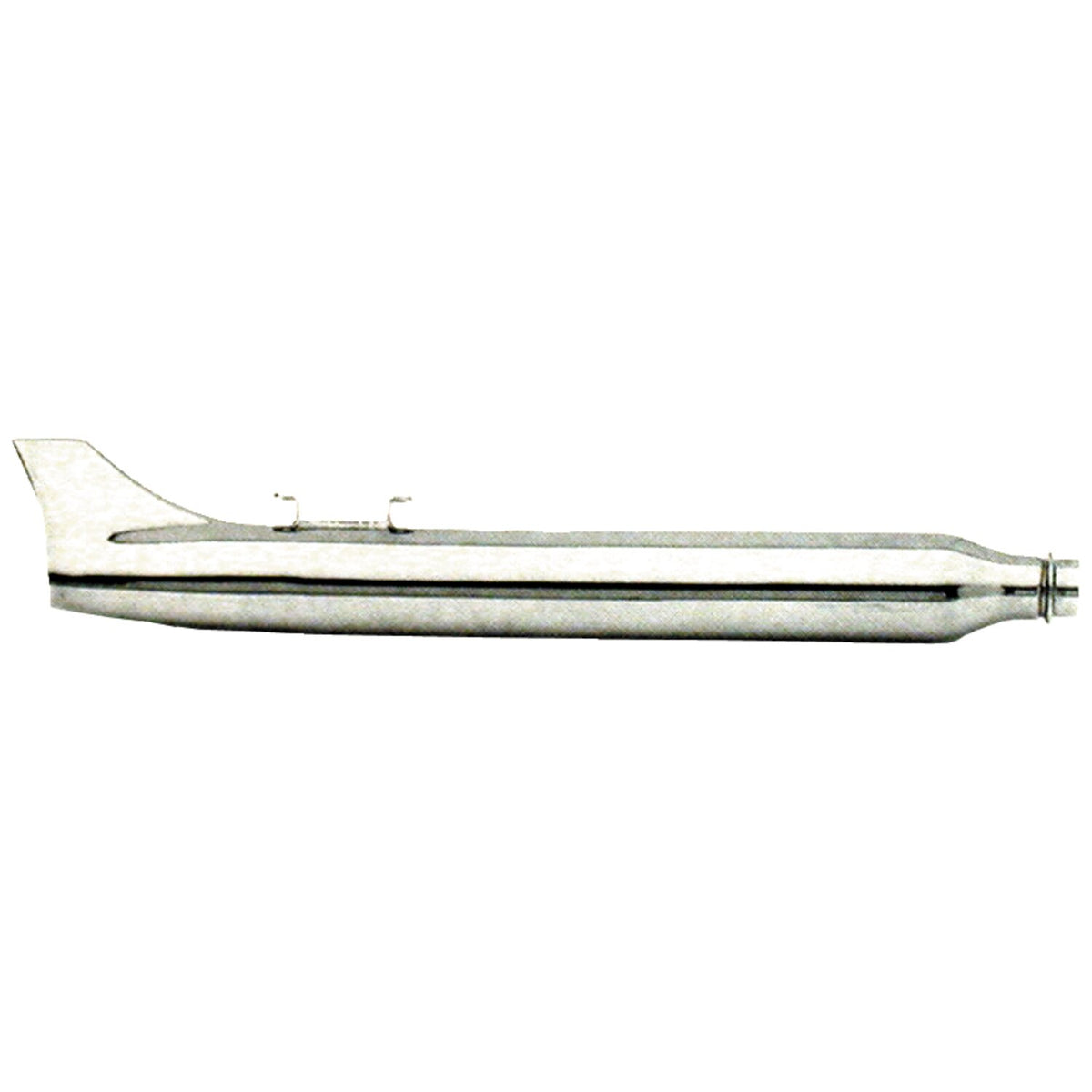 Paughco Smooth 3" Rocket Fishtail muffler - 31" - Left