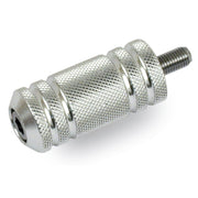 MCS Knurled aluminum shift/brake peg - Polished