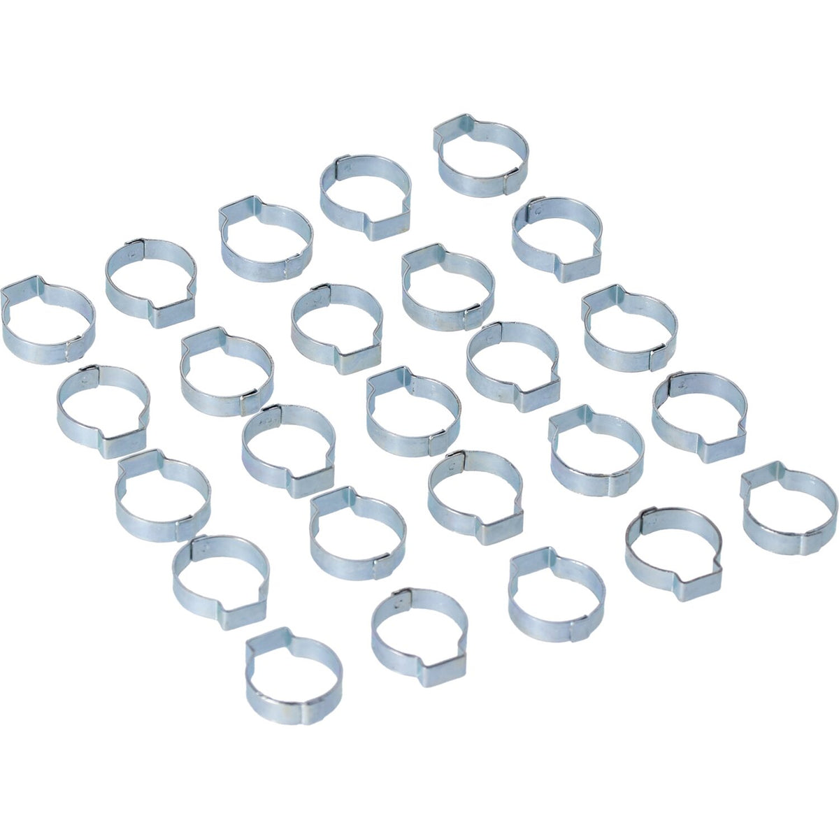 MCS Crimp hose clamp 13/16 (20.57mm) ID - Zinc