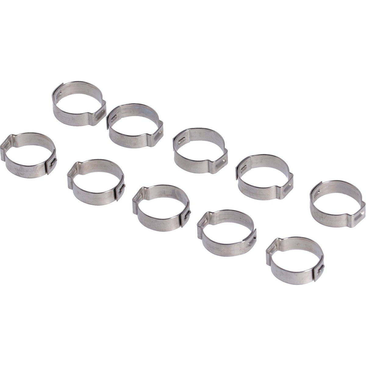 MCS Crimp hose clamp 3/4 (19.05mm) ID - Stainless