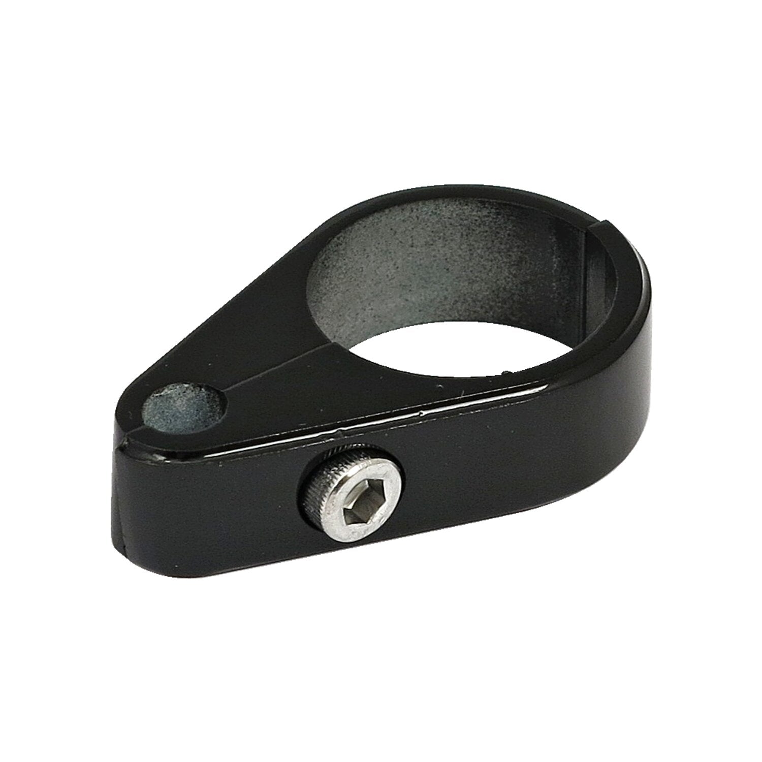 MCS 2-piece frame cable clamp - Throttle - Black
